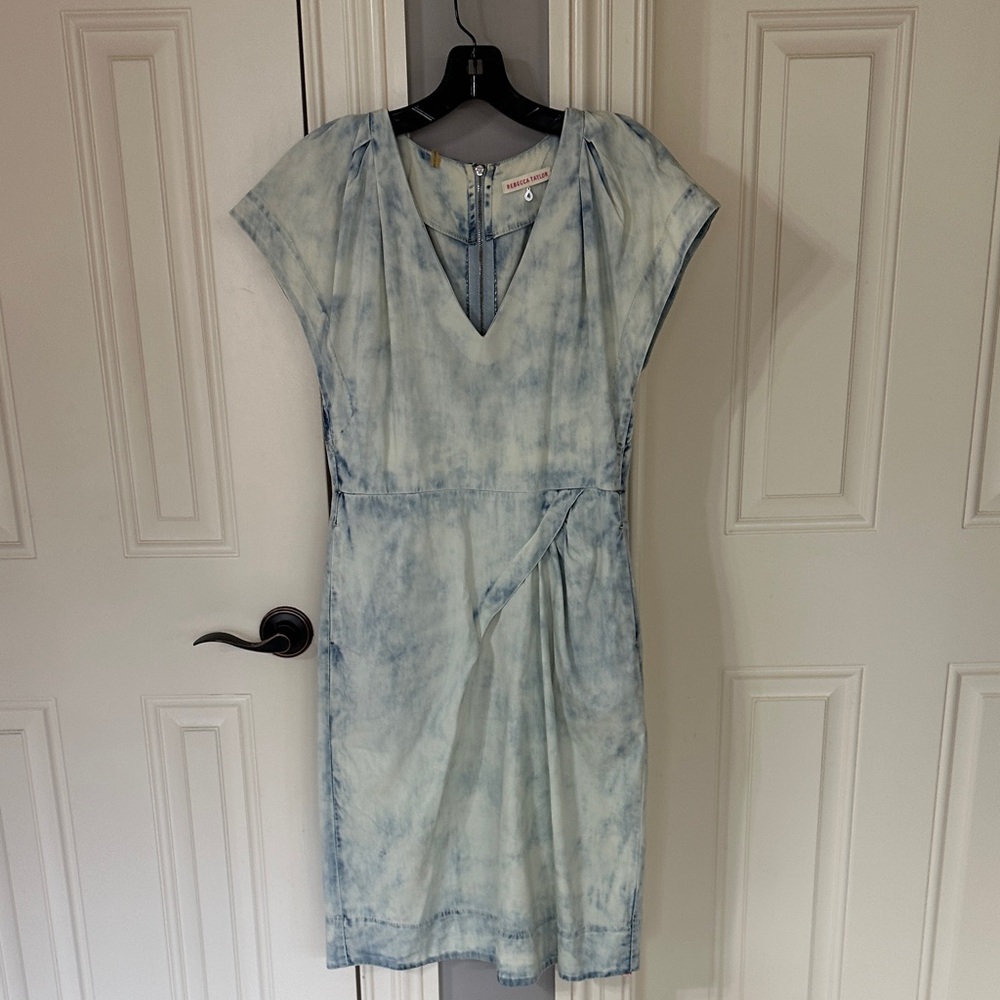Rebecca Taylor Light Blue Midi Dress